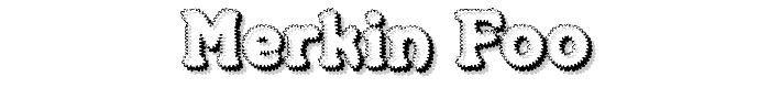Merkin Foo font